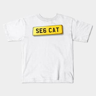 SE6 CAT Catford Number Plate Kids T-Shirt